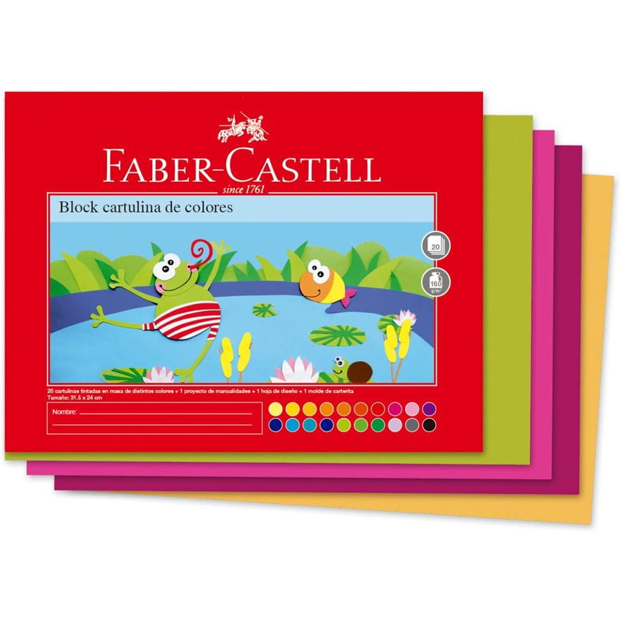 Faber-Castell - Block cartulinas especiales x 20 hojas