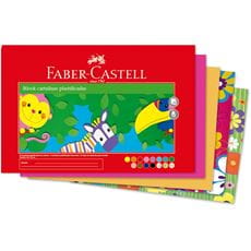 Faber-Castell - Block cartulinas plastificadas x18 hojas