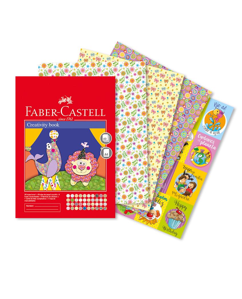 Faber-Castell - Creativity book A4 x 40 hojas