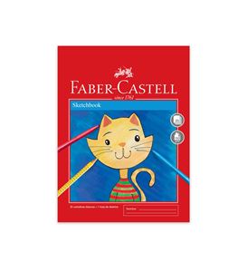 Faber-Castell - Sketch book empastado Gato x25 hojas