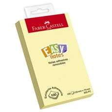 Faber-Castell - Nota adhesiva 100 hojas amarillo