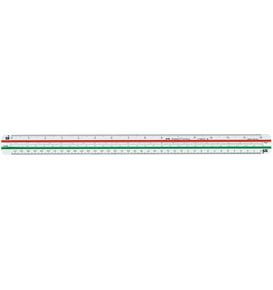 Faber-Castell - Escala de reducción triangular 853HP/A, triangular, 30 cm