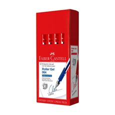 Faber-Castell - Bolígrafo Roller gel 064 co-inyectado rojo