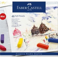Faber-Castell - Estuche con 48 pasteles blandos mini