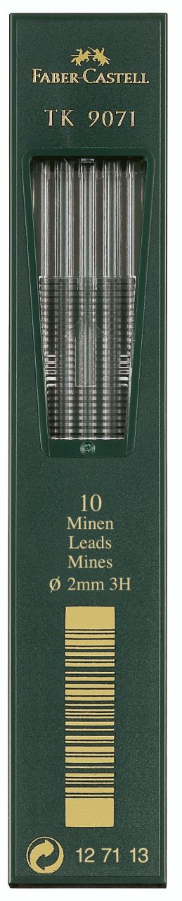 Faber-Castell - Mina TK 9071, 3H, Ø 2 mm