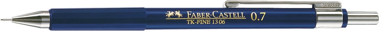 Faber-Castell - Portaminas TK-Fine 1306, 0,7 mm, color azul