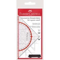 Faber-Castell - Escuadra, pequeño, con asa 14 cm
