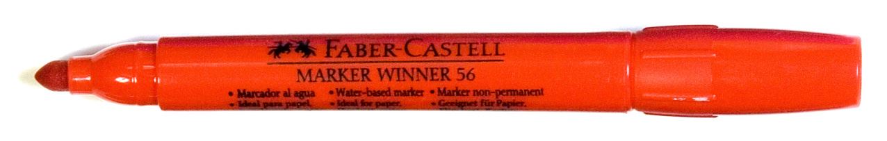 Faber-Castell - Marcador Winner 56 B56 1R rojo blísterx1