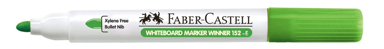 Faber-Castell - Rotulador para pizarra blanca Winner 152, verde limón